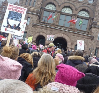 Women’s March in Toronto Calls for Gender Equality and Women’s Rights